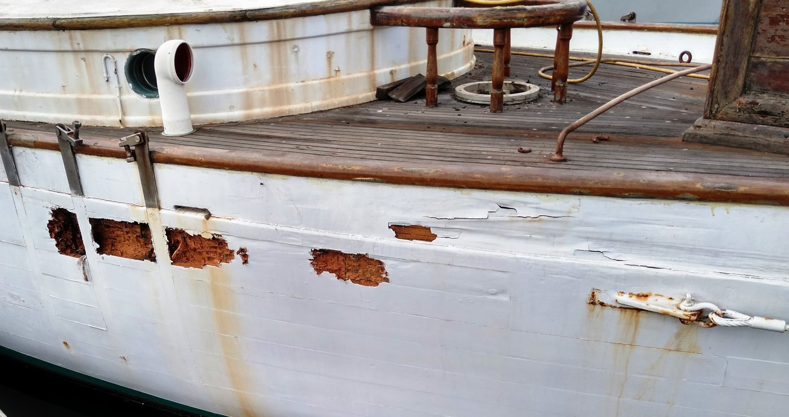 Yankee's hull at KKMI in November 2019